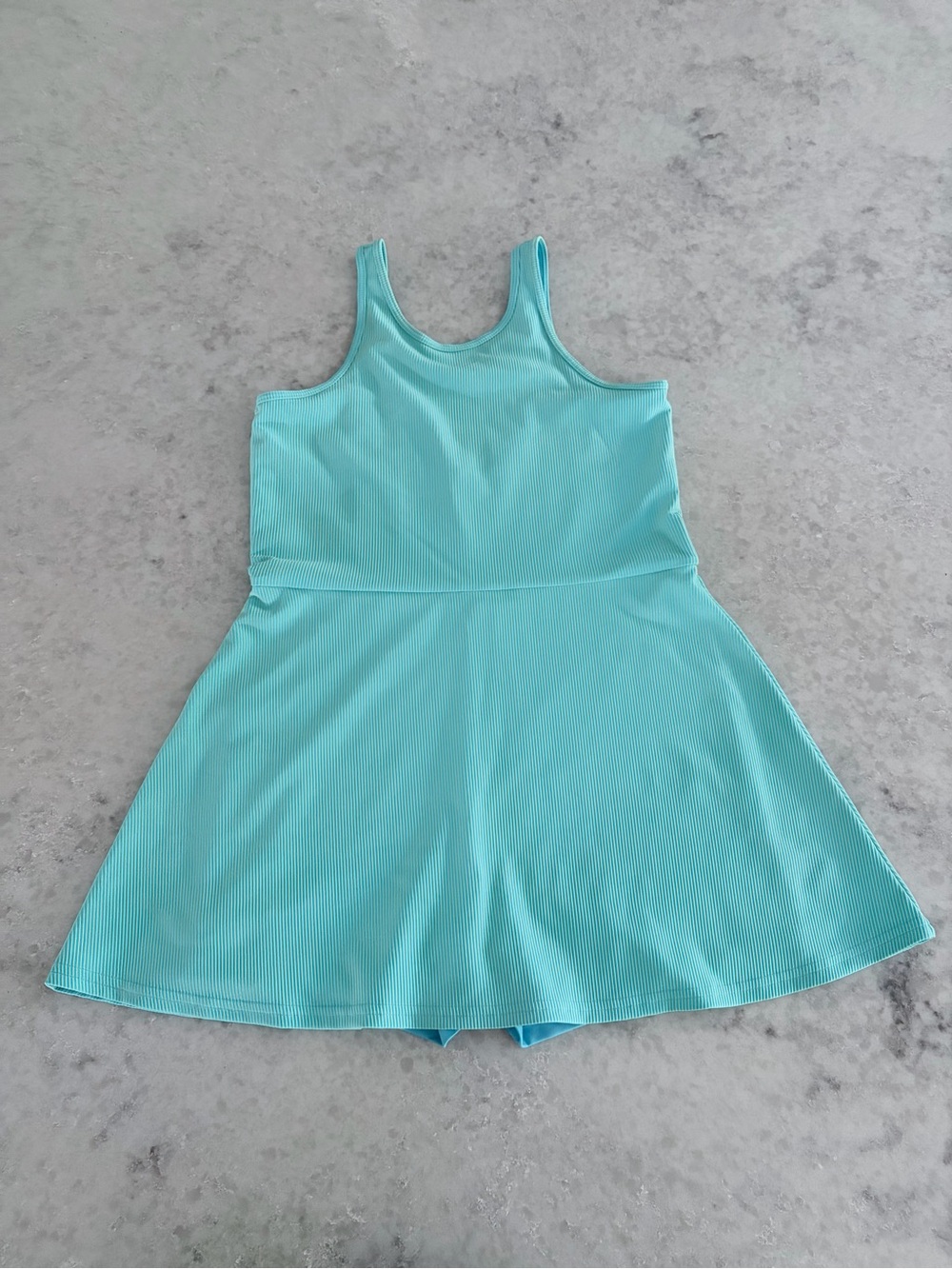 Girls PowerSoft Sleeveless Ribbed Athletic Dress - Size XXL (18)